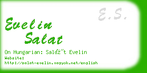 evelin salat business card